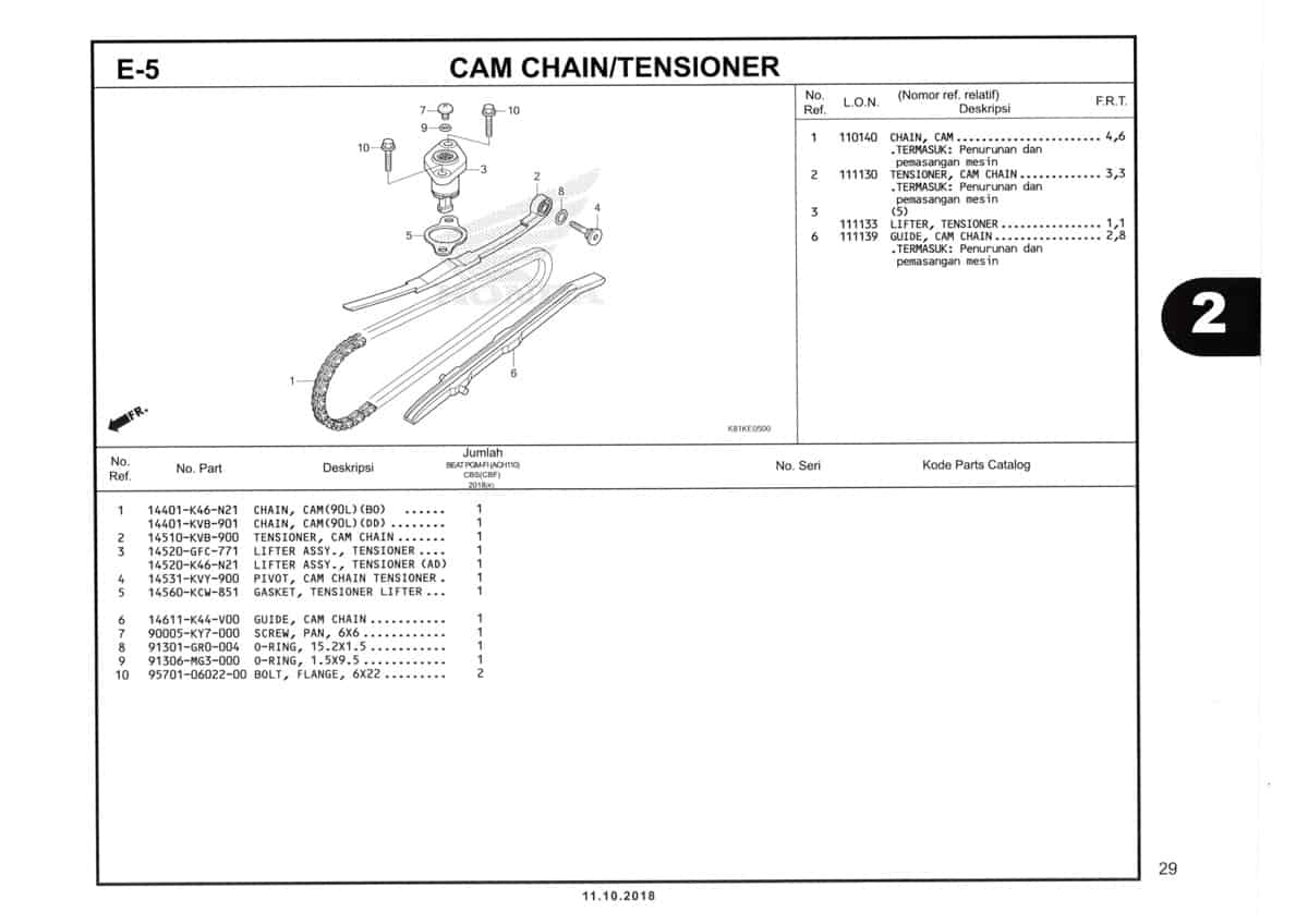 E-5-Cam-Chain-Tensioner-Katalog-Honda-BeAT-Street-eSP