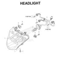 F1 – Headlight – Katalog Honda New BeAT Street eSP