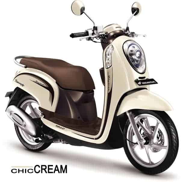 honda scoopy fi stylish chic cream honda scoopy fi stylish chic cream