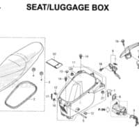 F24 – Seat/Luggage Box – Katalog Honda New BeAT Street eSP