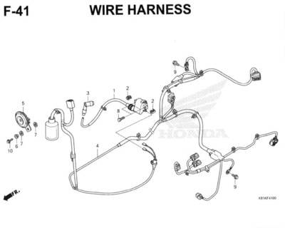 F41 – Wire Harness – Katalog Honda New BeAT Street eSP