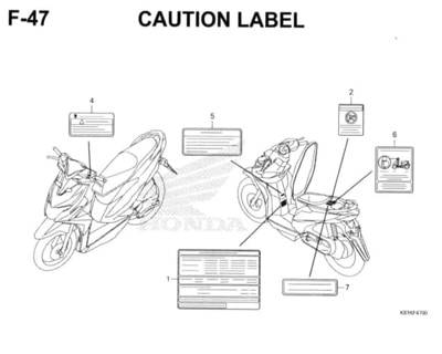 F-47-Caution-Label-Honda-BeAT-Street-eSP