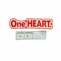 Stiker One Heart Kanan 130 mm Honda CBR 150R