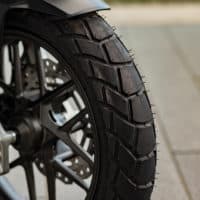 Wide Tire with Semi Dual Purpose Pattern