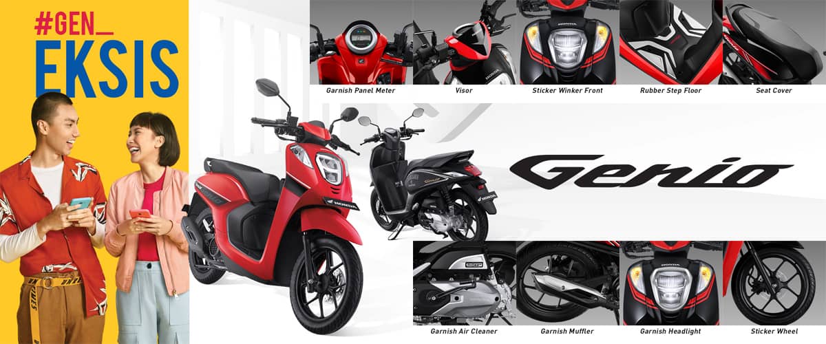 Aksesoris Resmi Honda Genio