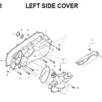 E13- Left Side Cover – Katalog Honda ADV 150