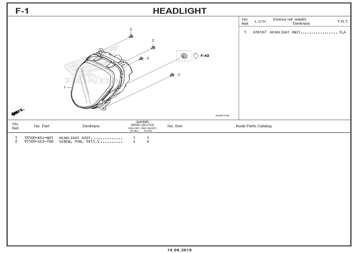 F-1-Headlight