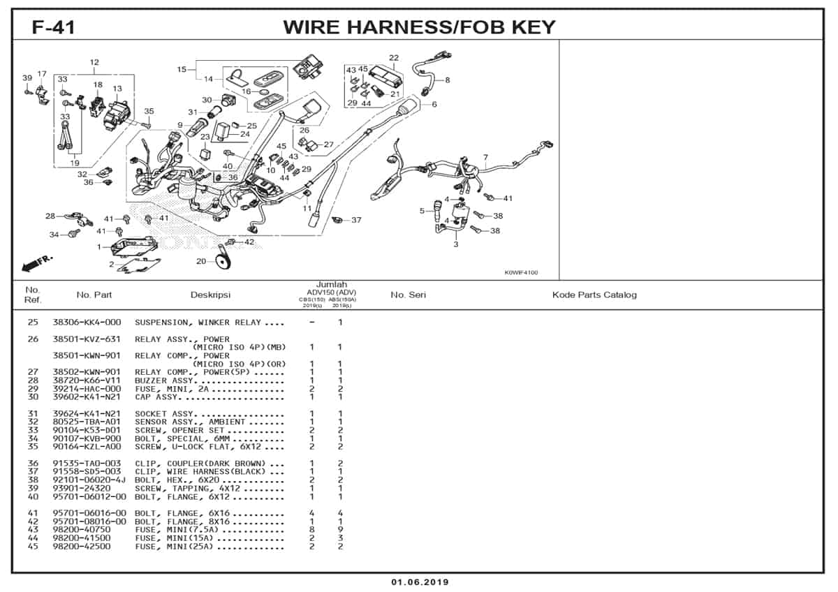 F-41-Wire-Harness-Fob-Key-2