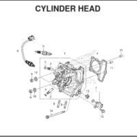 E3 – Cylinder Head – Katalog Honda BeAT K1A