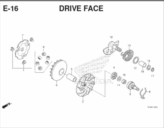 E16 Drive Face