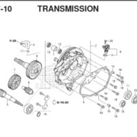 E17-10 – Transmission – Katalog Honda BeAT K1A