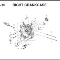 E19-10 Right Crankcase Cover