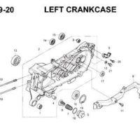 E19-20 Left Crankcase
