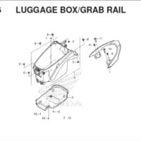 F-16 Luggage Box Grab Rail