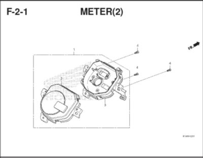 F-2-1 Meter (2) Cover