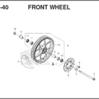 F-20-40 Front Wheel