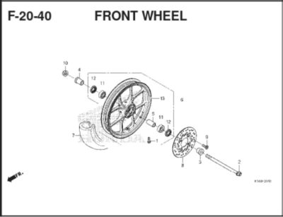 F-20-40 Front Wheel