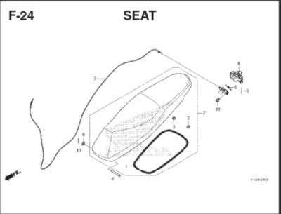 F-24 Seat Cover