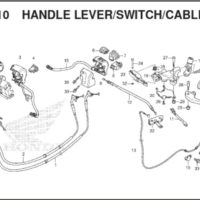 F-4-10 Handle Lever Switch Cable