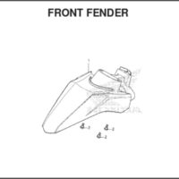 F11 – Front Fender – Katalog Honda BeAT K1A