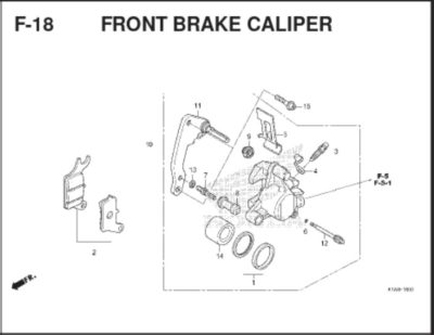 F18 - Front Brake Caliper