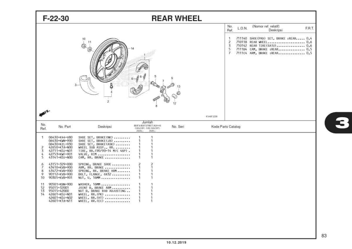 F22-30 Rear Wheel