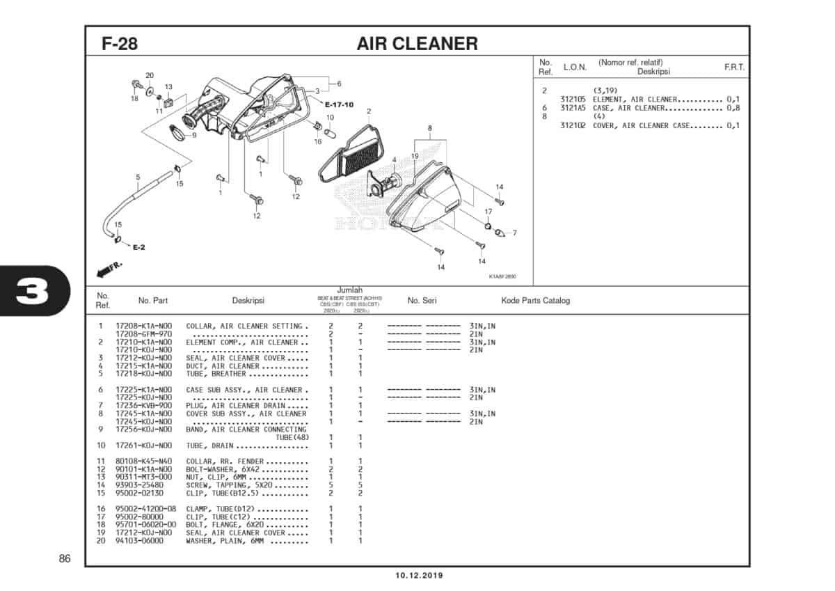 F28 Air Cleaner