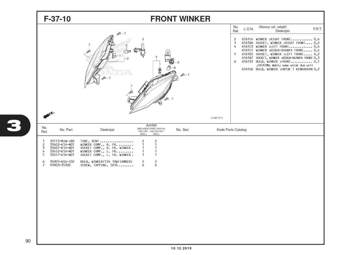 F37-10 Front Winker