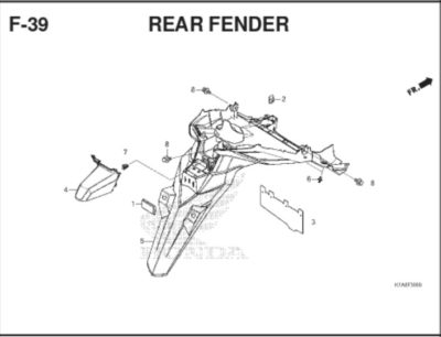 F39 Rear Fender