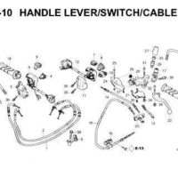 F4-10 - Handle Lever/ Switch/Cable