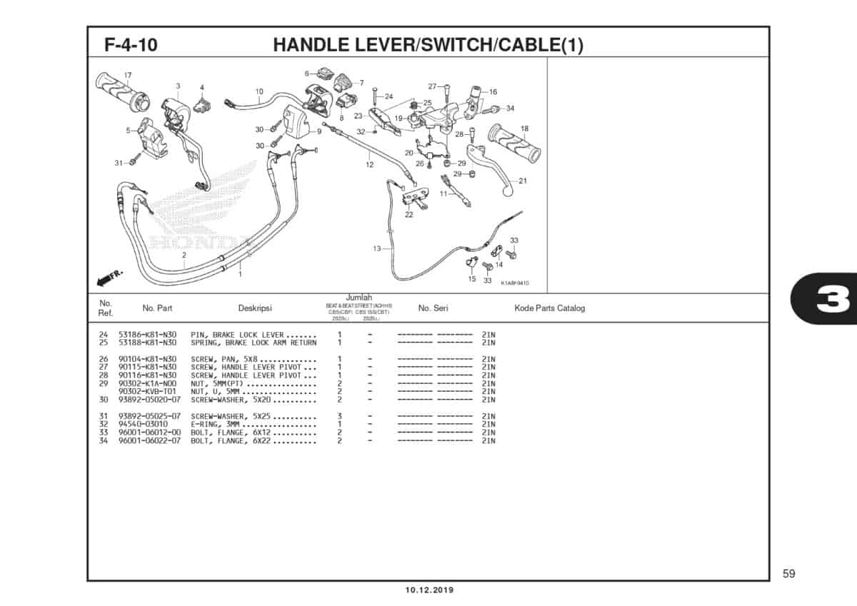 F4-10 Handle Lever Switch Cable (1)