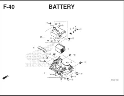 F40 Battery Cover