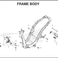 F42 – Frame Body – Katalog Honda BeAT K1A