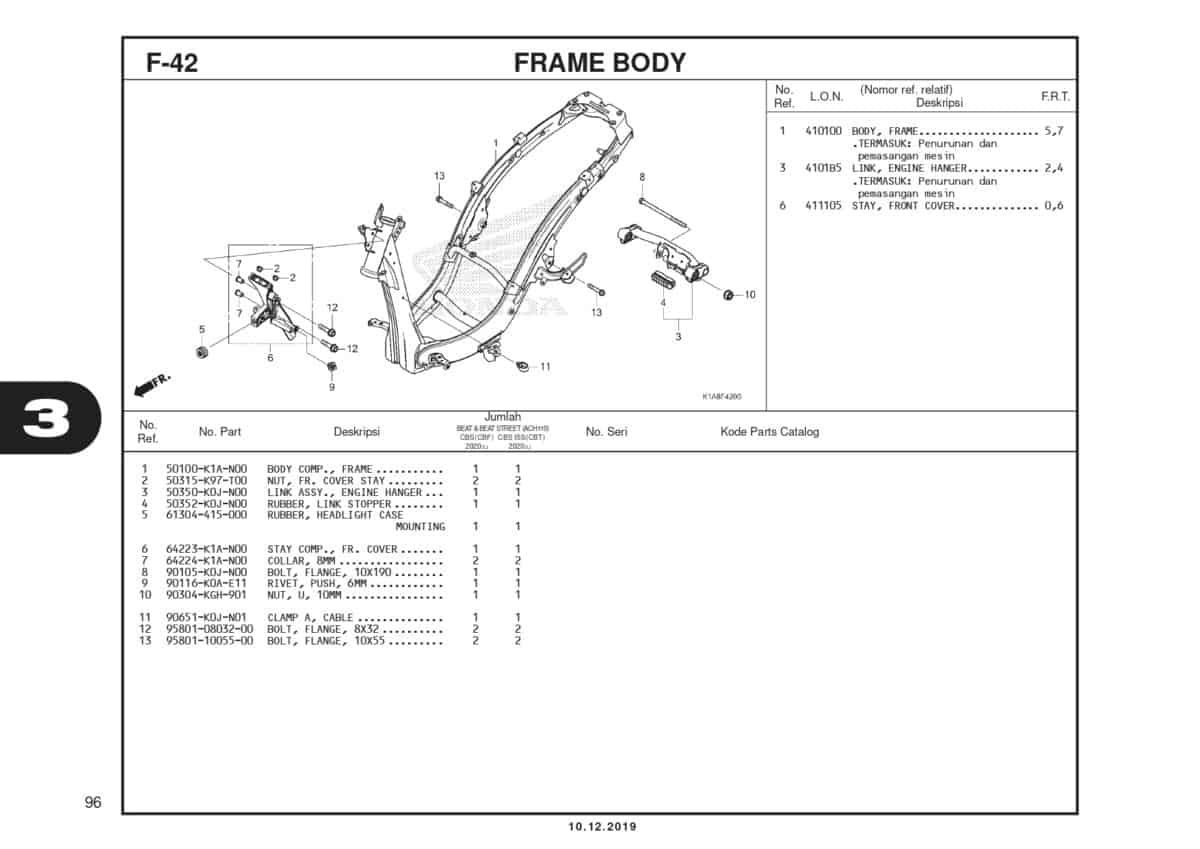 F42 Frame Body