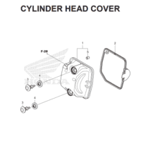 E-2 Cylinder Head Cover – Honda BeAT Street eSP K1A E-2 Cylinder Head Cover – Honda BeAT Street eSP K1A