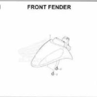 F10- Front Fender – Katalog Honda Scoopy K93H