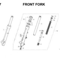 F17- Front Fork – Katalog Honda Scoopy K93H