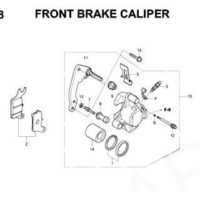 F18-Front Brake Caliper
