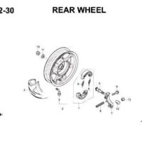 F22-30 Rear Wheel Cover