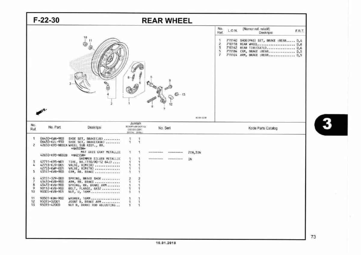 F22-30 Rear Wheel