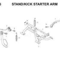 F35 Stand/ Kick Starter Arm