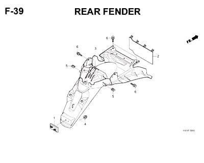 F39-Rear Fender