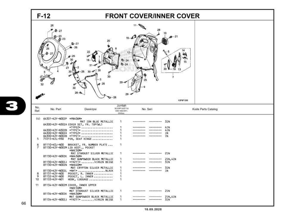 F-12 FRONT COVERINNER COVER (2)