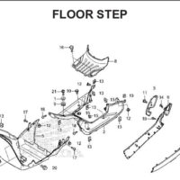 F-14 Floor Step – Katalog Honda Scoopy eSP K2F