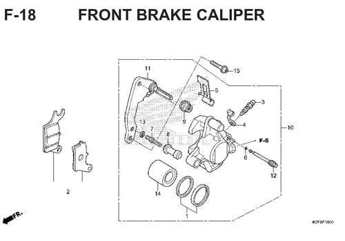 F-14 Floor Step – Katalog Honda Scoopy eSP K2F