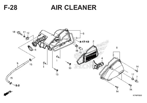 F-14 Floor Step – Katalog Honda Scoopy eSP K2F