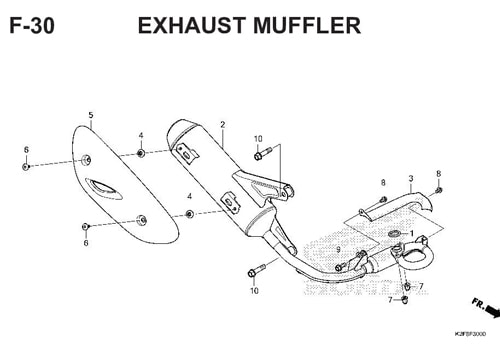 F-14 Floor Step – Katalog Honda Scoopy eSP K2F