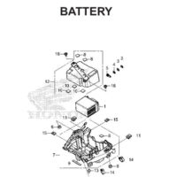 F-14 Floor Step – Katalog Honda Scoopy eSP K2F