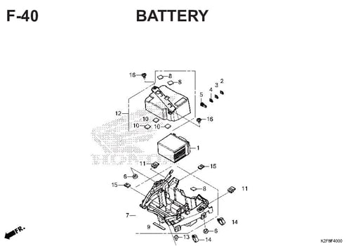 F-14 Floor Step – Katalog Honda Scoopy eSP K2F