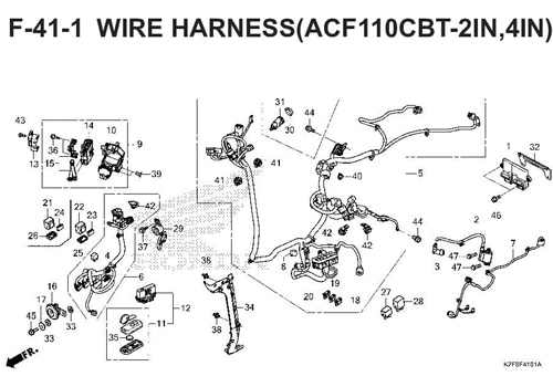 F-14 Floor Step – Katalog Honda Scoopy eSP K2F